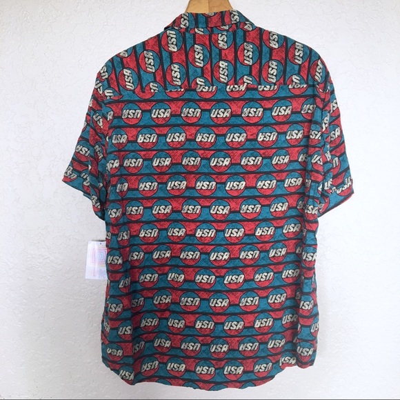 LuLaRoe Michael Button Up Shirt Mens USA - Picture 5 of 7